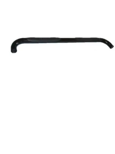 1130302973  -  3 Inch Round Bent Powder Coated Black Steel Without End Caps Rocker Panel Mount 1