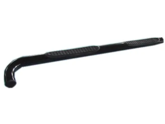 1160620013  -  3 Inch Round Bent Powder Coated Black Steel With Plastic End Caps 1