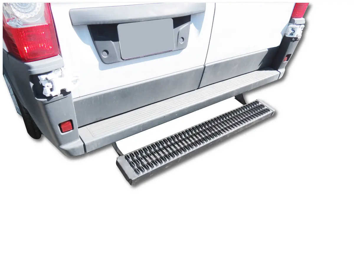 Absv004b  -  Mounts Under Rear Bumper Solid 53X6.5 Pwdr Ctd Titanium Black Alum 1