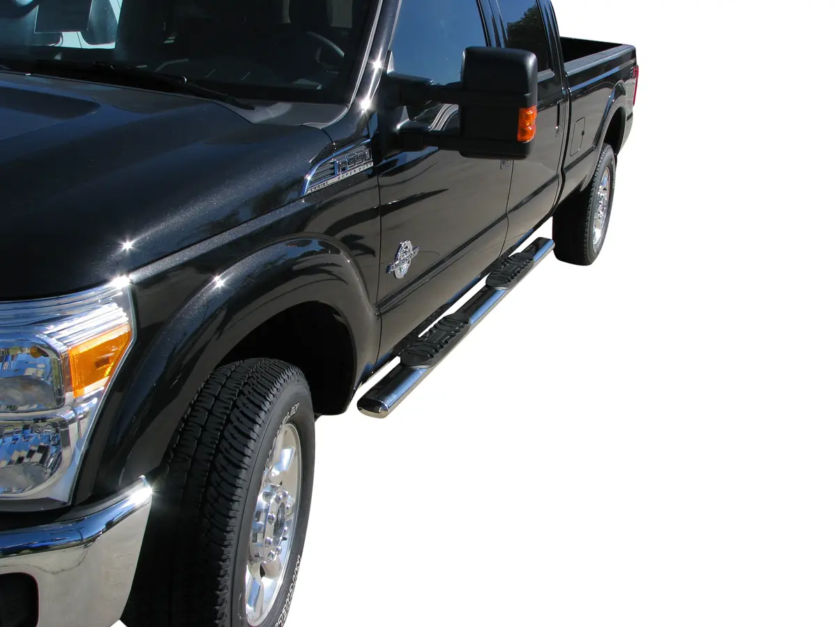 A7406ss - 5 Inch Oval Straight Pol Stainless Steel Rocker Panel Mount 1