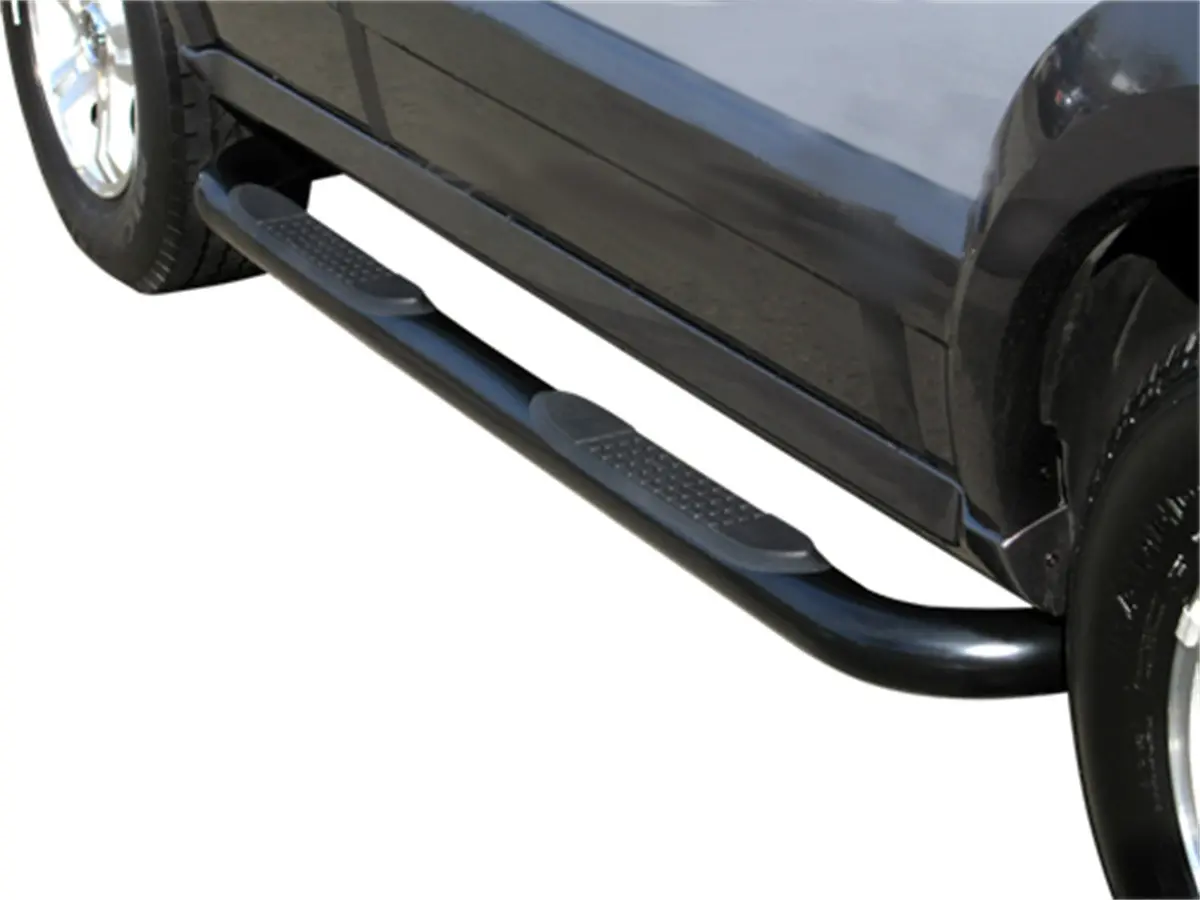 A8007ti - 4 Inch Round Bent Titanium Black Steel Frame Body Mount Bolts 1