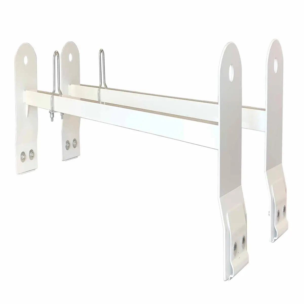 Fclr004w  -  600 Pound Capacity Universal 2 Bar 53 To 63 In Adjustable Length Powder Coated W 1