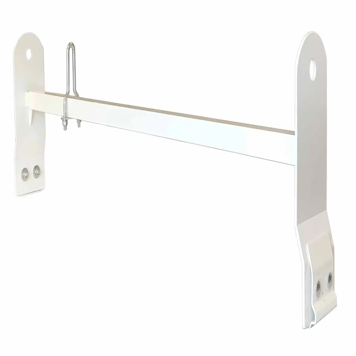Fclr006w  -  Trail Fx Universal Van Rack With Gutters Powder Coated White Steel Adds 200 Poun 1