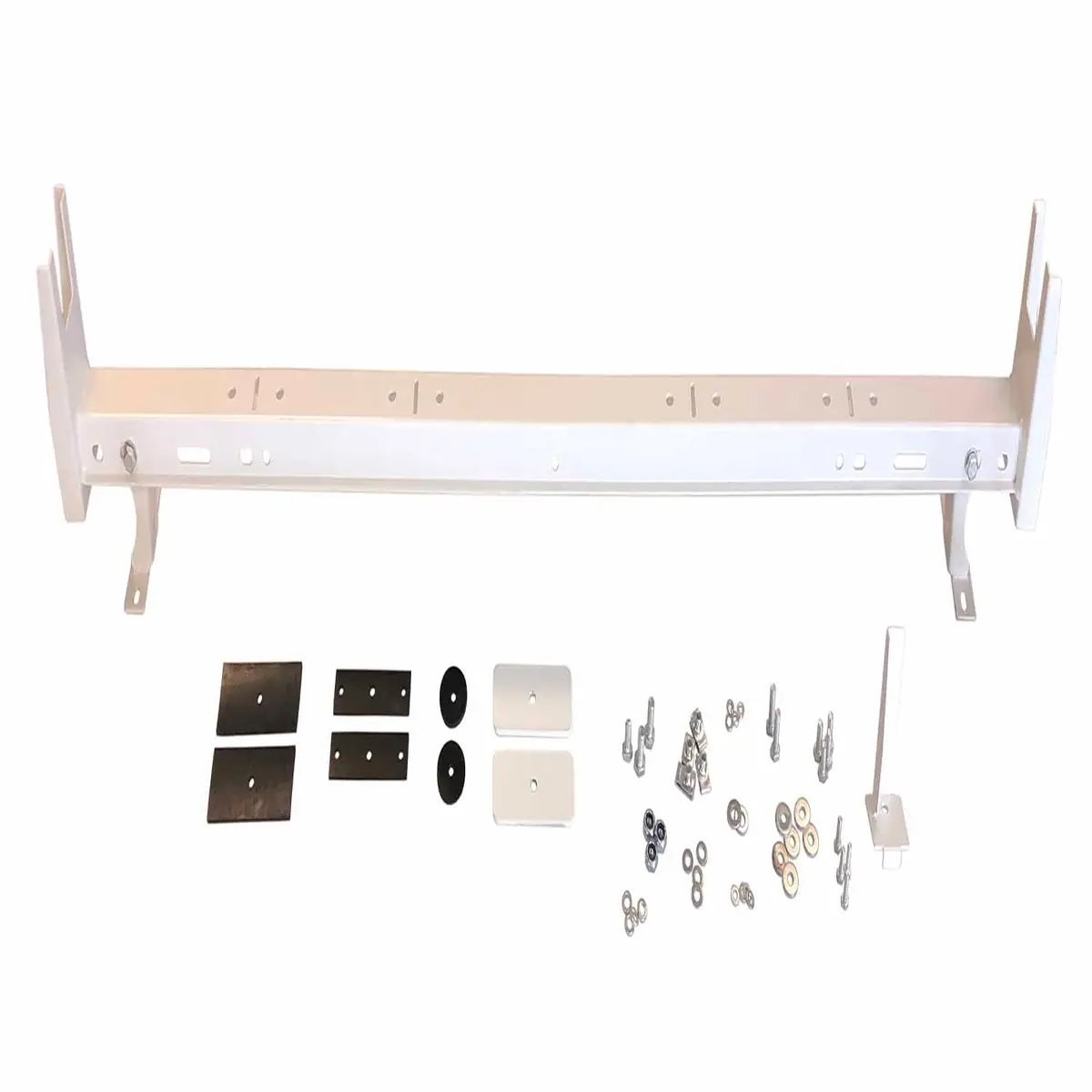Fclr007w  -  Trail Fx Universal Van Rack Without Gutters Powder Coated White Steel Adds 250 P 1