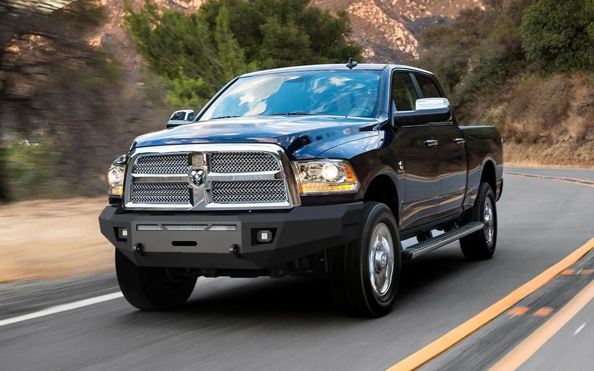 Fhdb001ti  -  1 Pc Direct Fit W/O Grille Guard W/Win Mnt W/D-Ring Black Titn Pwdr Ctd Steel 1