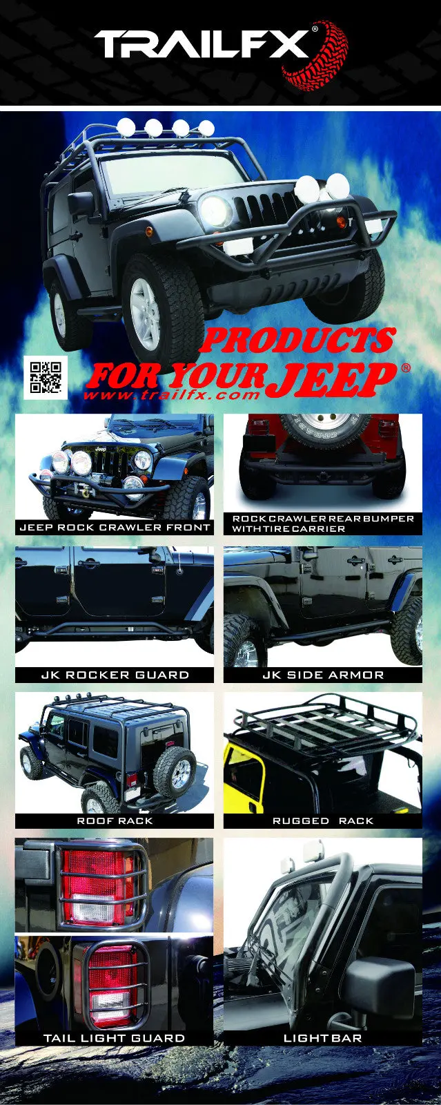 Wd1000jp2  -  Floor Display Poster For Jeep Products 1