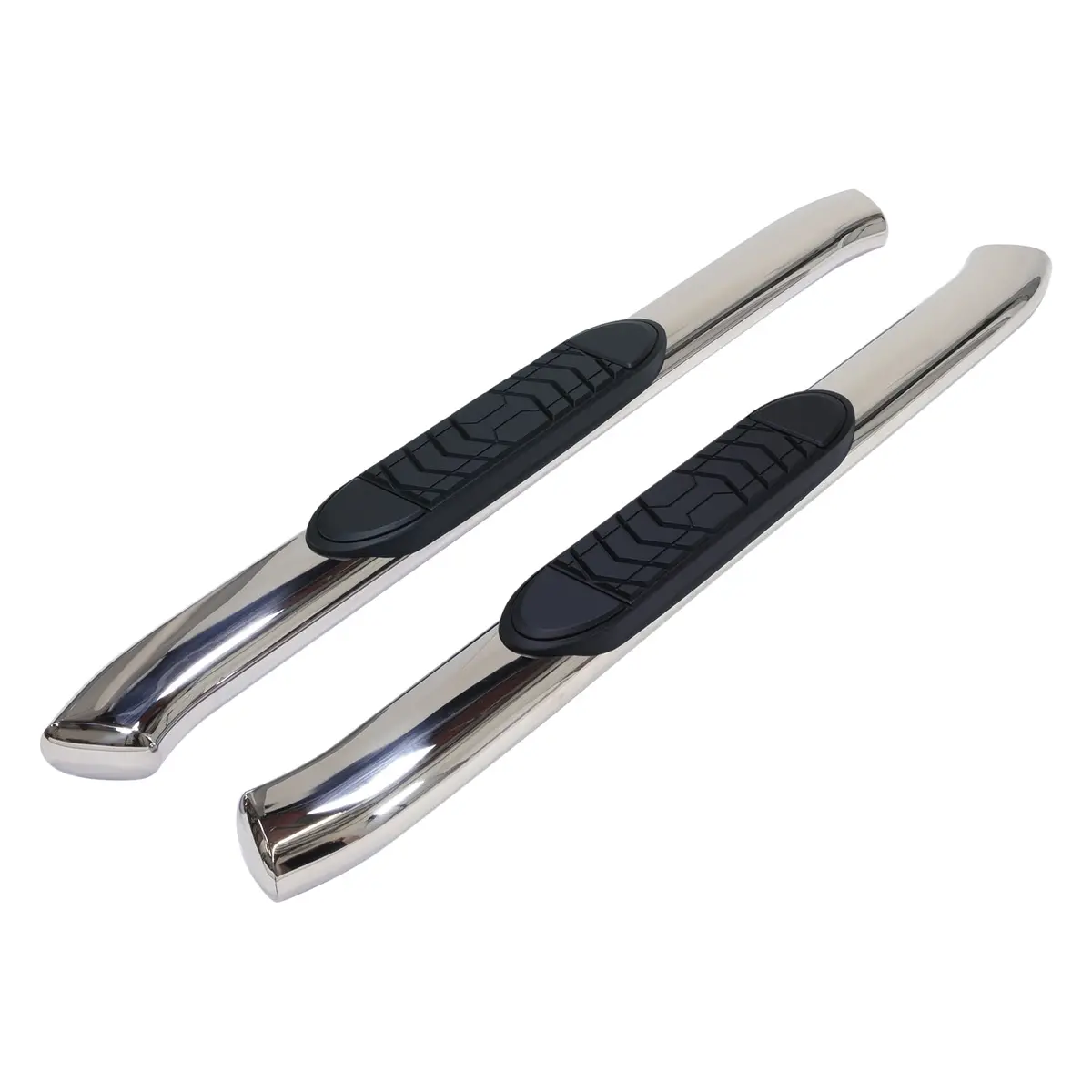 A7072s  -  5 Inch Oval Bent Pol Stainless Steel Rocker Panel Mount 1