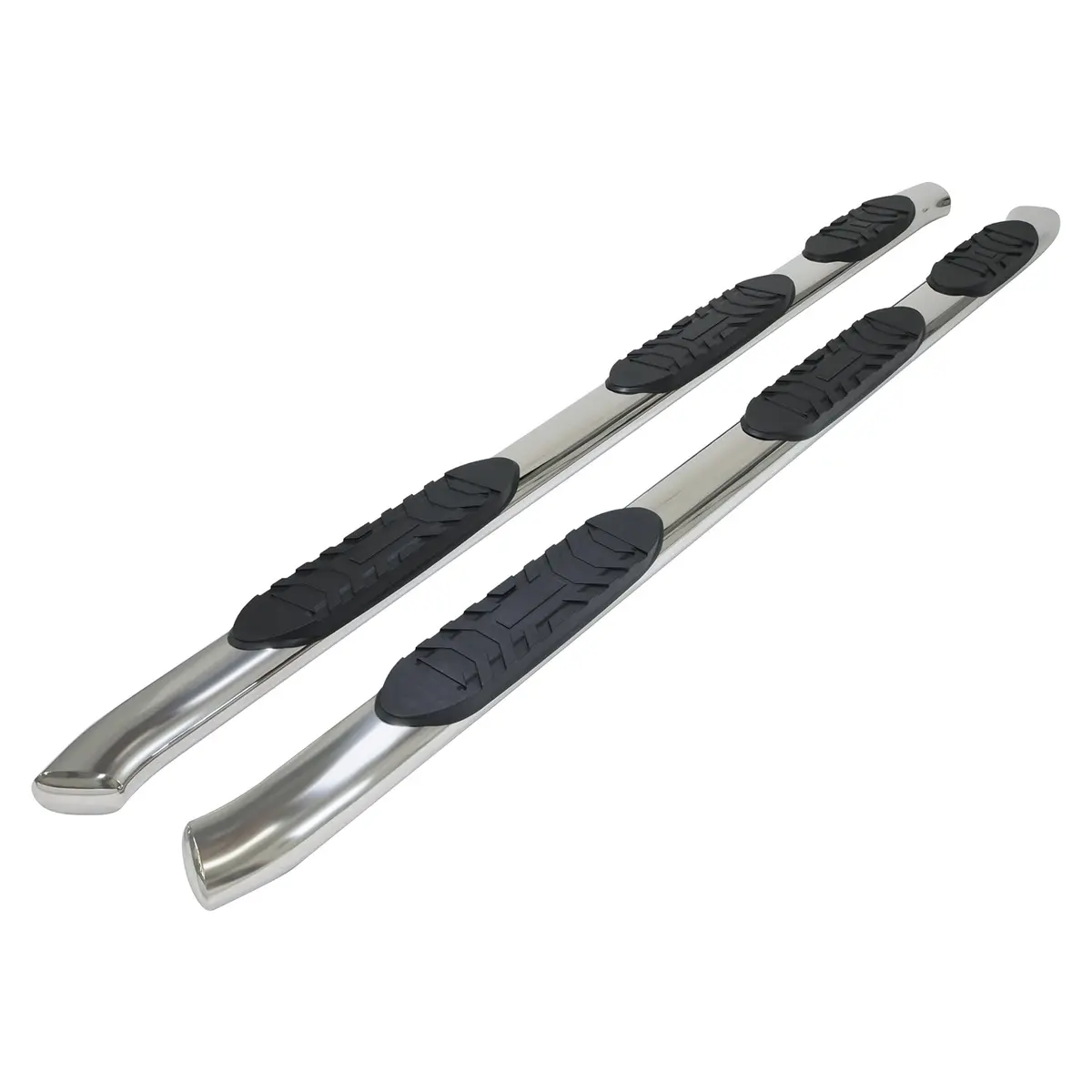 A7019s  -  W/Step Pads W/Bed Step 5 In Oval One Side Bent Pol Stainless Steel 1