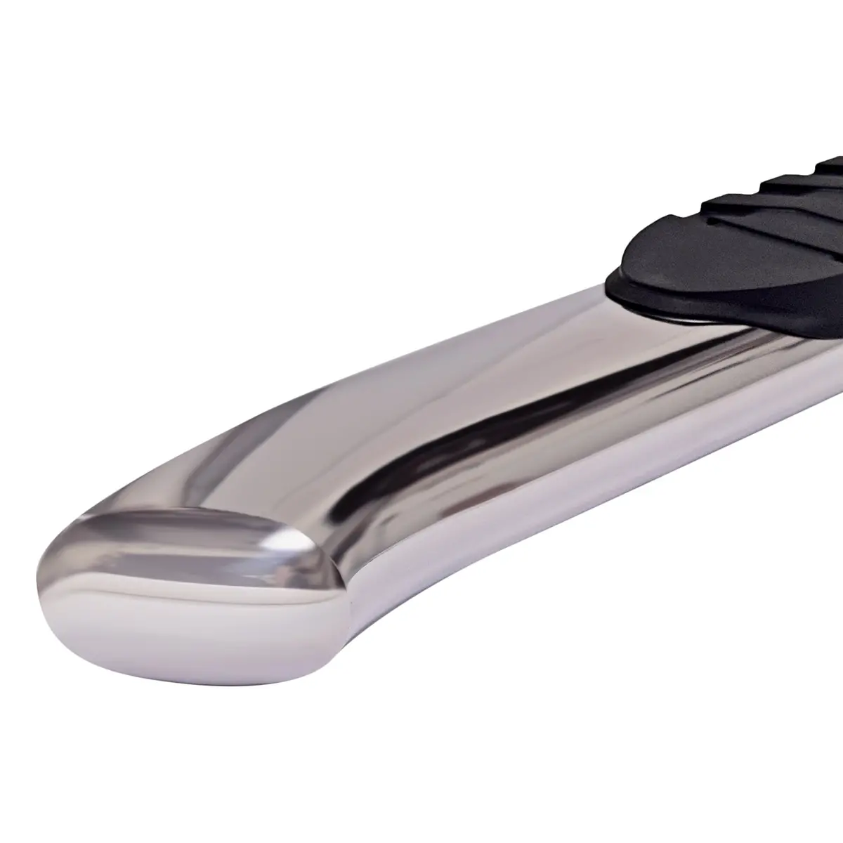 A7043s  -  W/Step Pads W/Bed Step 5 In Oval Bent Pol Stainless Steel Rocker Panel Mount 2
