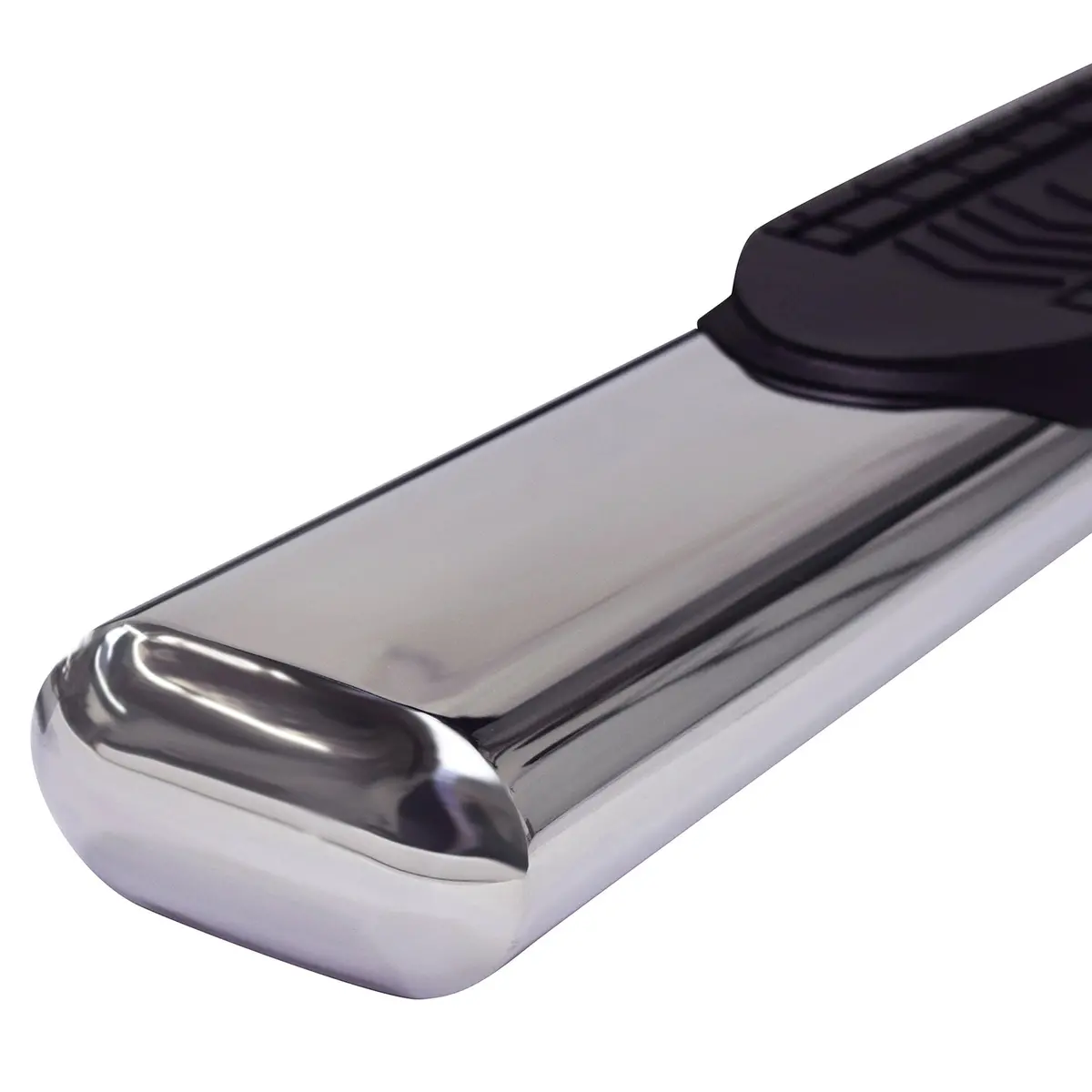 A8245s - 6 Inch Oval Straight Pol Stainless Steel Rocker Panel Mount 1