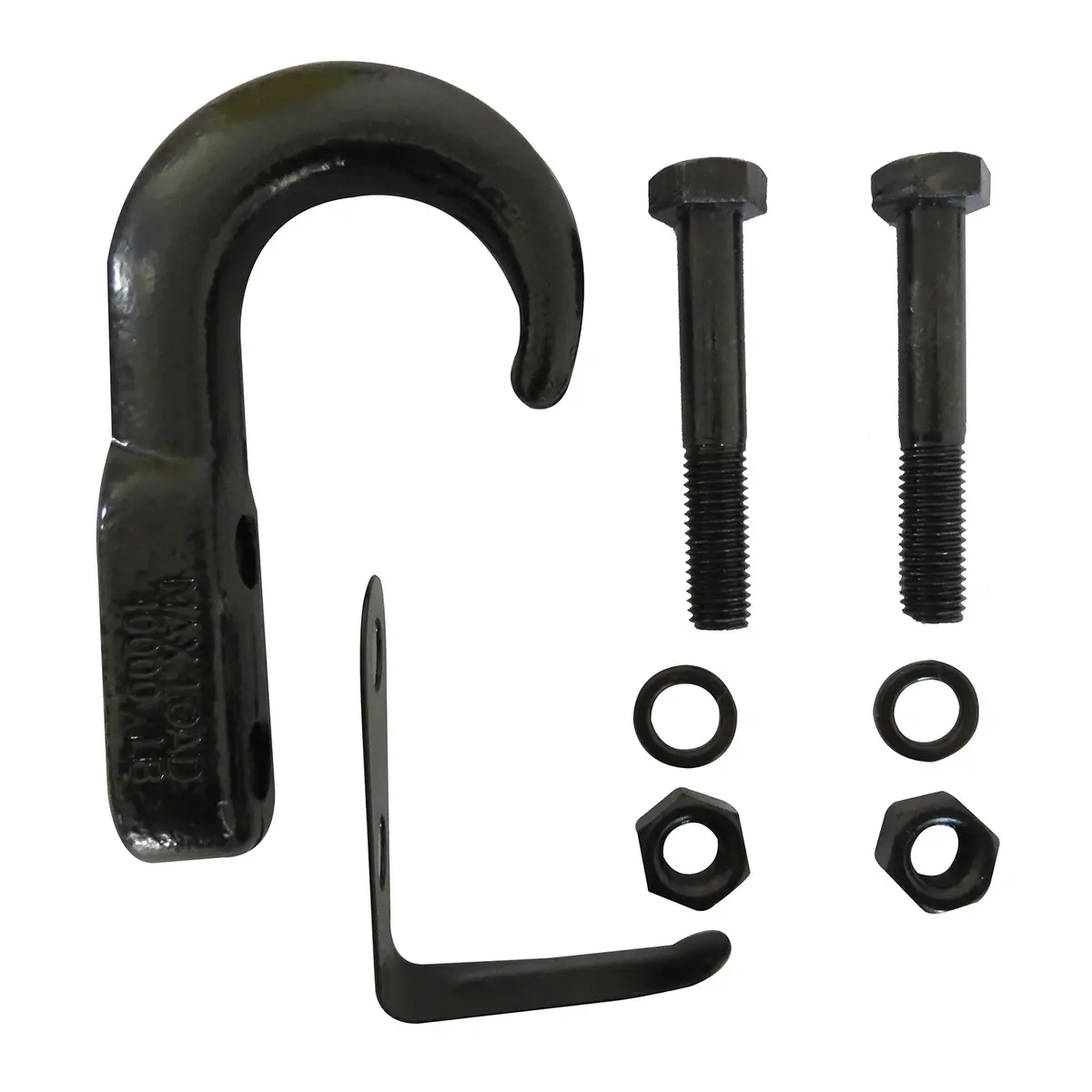 E20011b  -  Functional/ 10000 Lb Cap Universal Black Forged Steel Single W/Mounting Hardware 1
