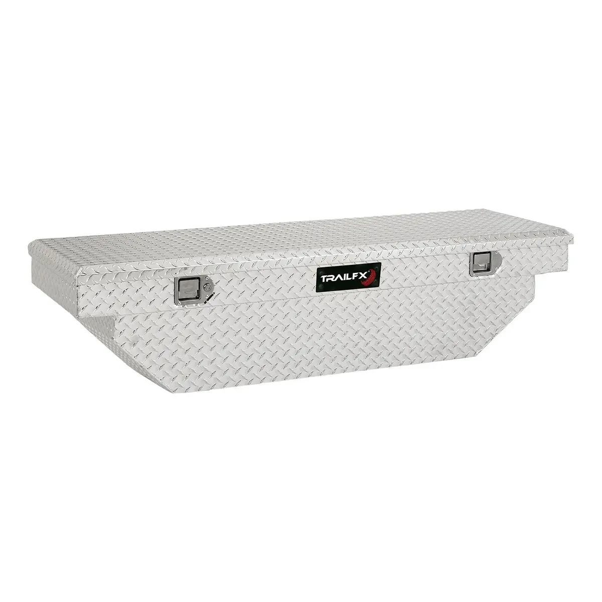 110631  -  Crsovr Angled Sgl Lid Dia Tread Bright Pol Alum 63X19.25X13.5 W/Tray 1
