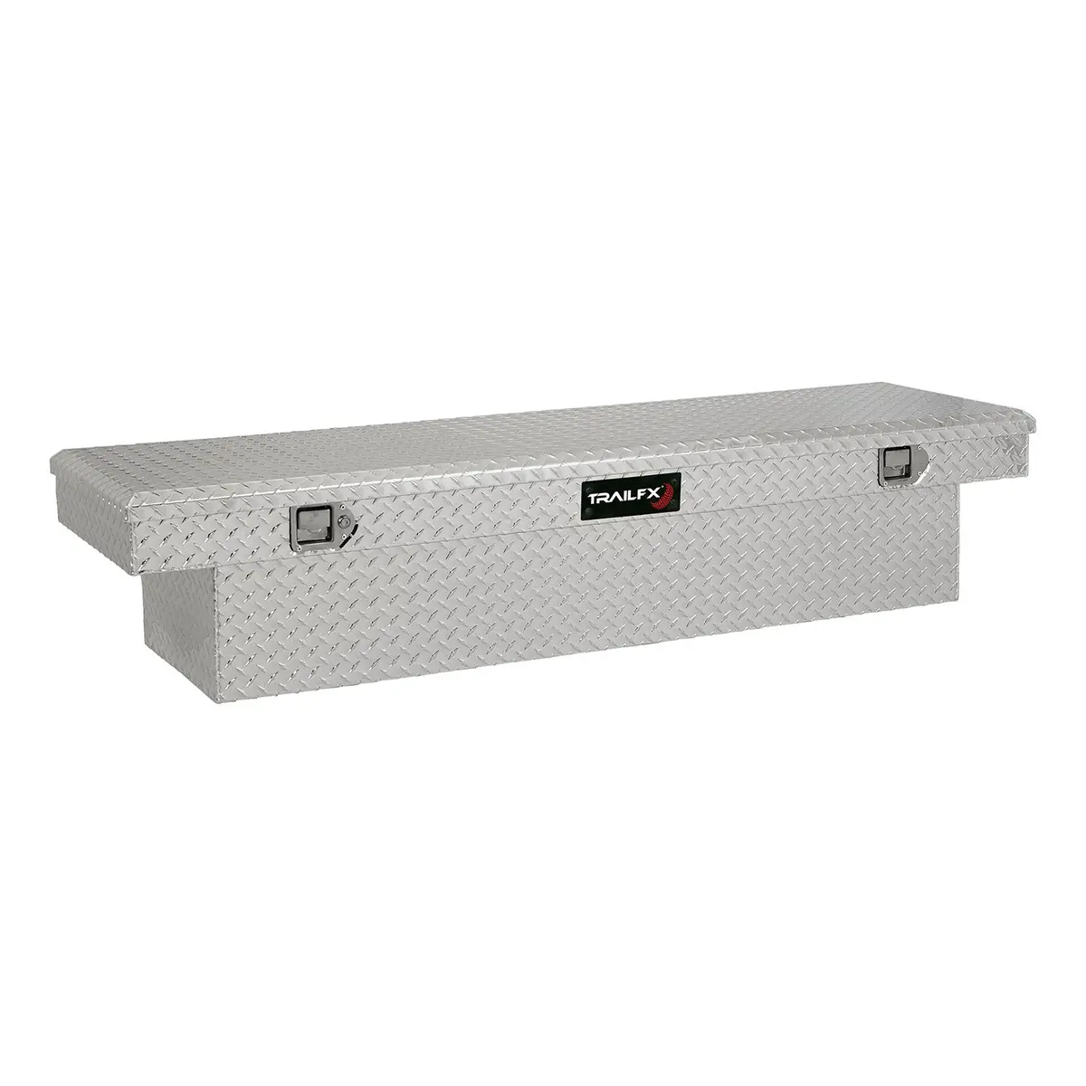 110701  -  Crsovr Std Sgl Lid Dia Tread Bright Pol 16 Gauge Alum 69X19.25X13.5 Cap W/Tray 1