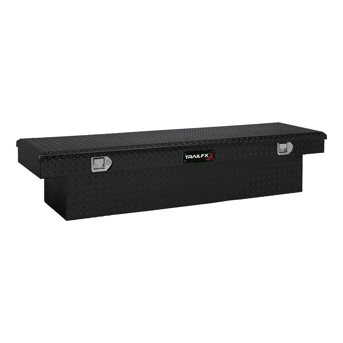 110702  -  Crsovr Std Sgl Lid Pwdr Ctd Black 16 Gauge Alum 69X19.25X13.5 Cap W/Tray 1