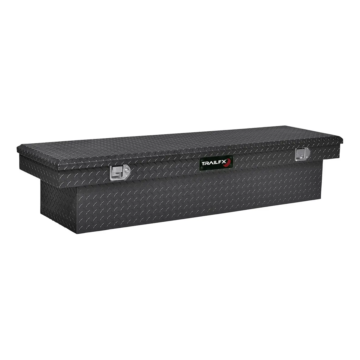 110722  -  Crsovr Std Sgl Lid Pwdr Ctd Black 16 Gauge Alum 72X19.25X13.5 Cap W/Tray 1