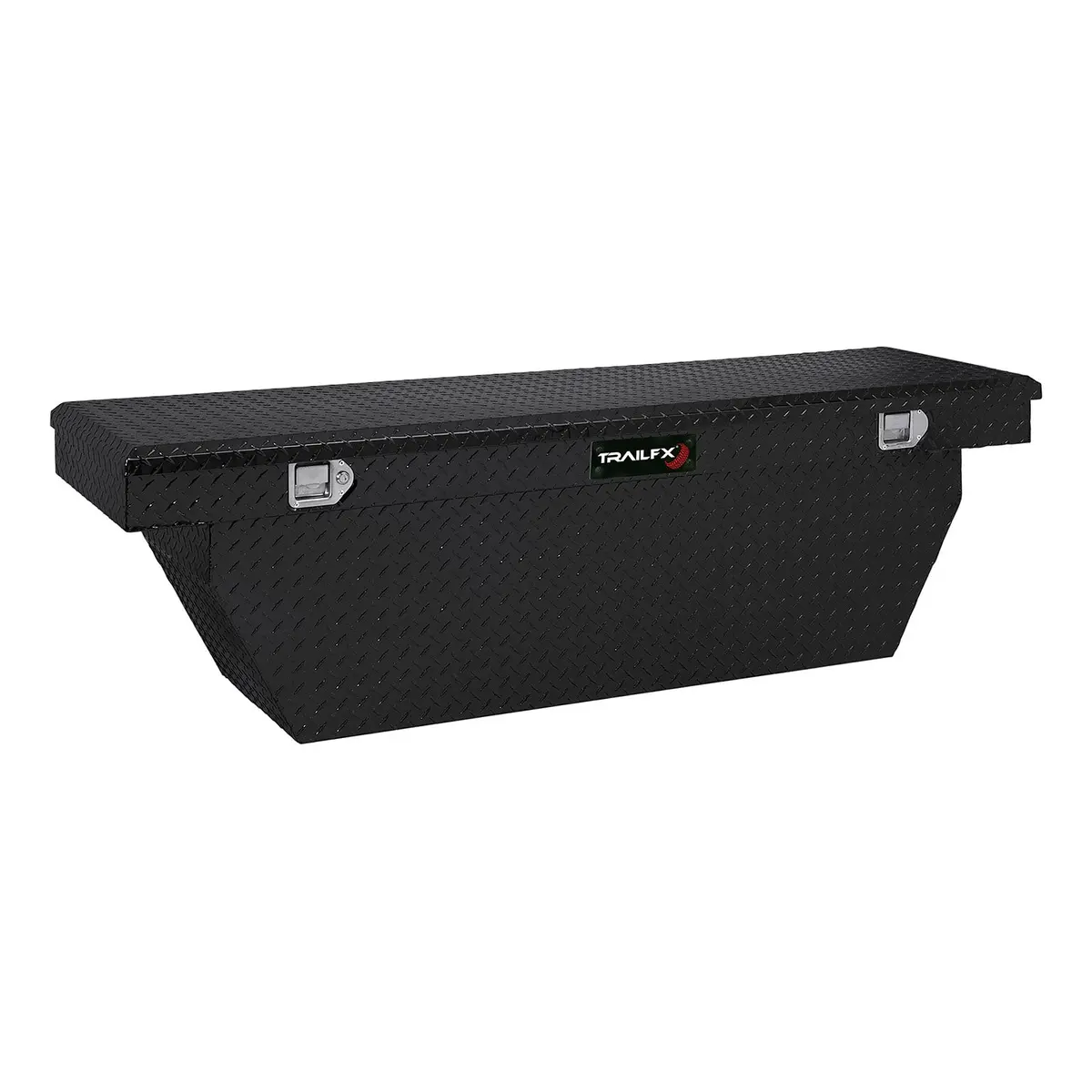 111702  -  Crsovr Deep Sgl Lid Pwdr Ctd Black 16 Gauge Alum 69X19.25X19.5 Cap W/Tray 1