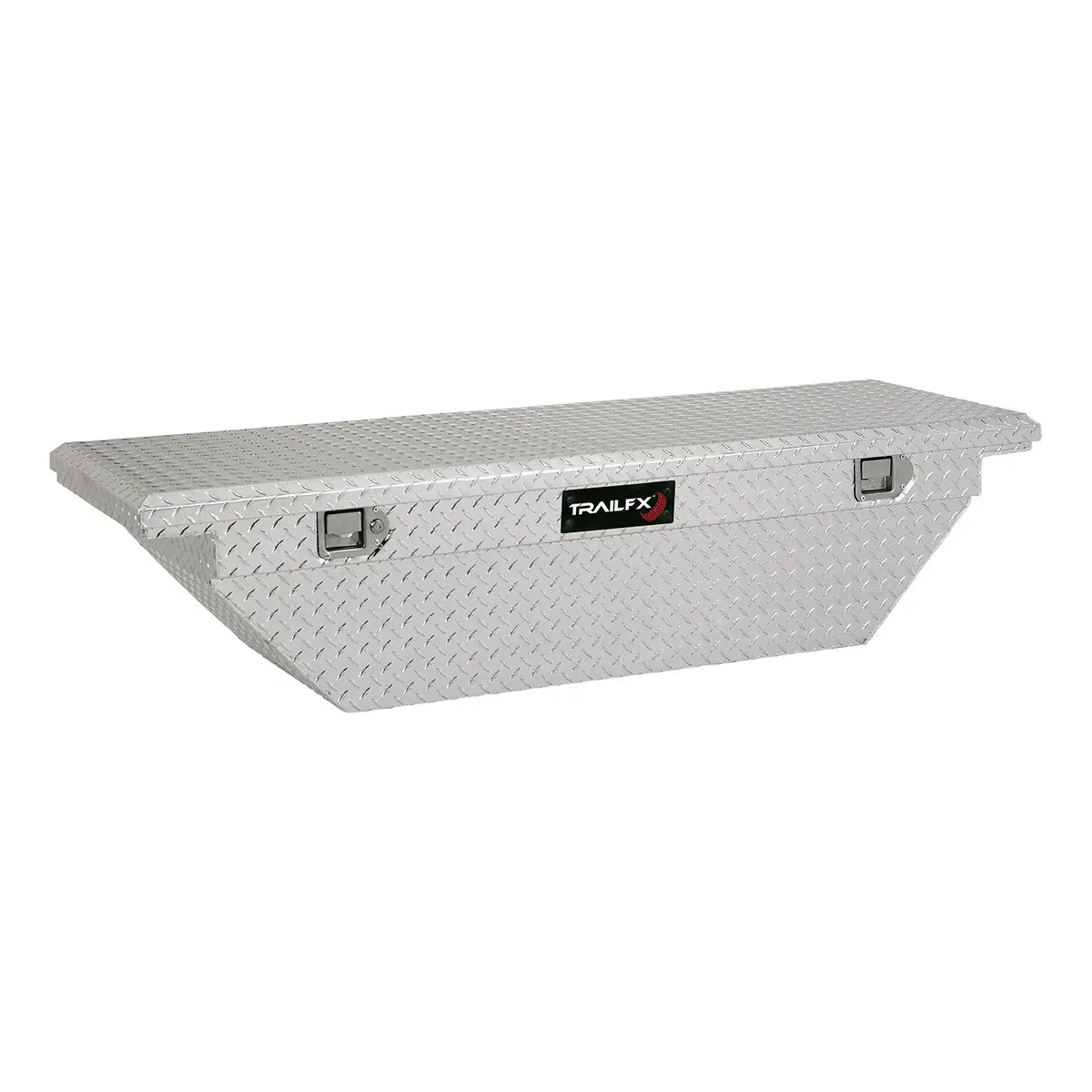120601  -  Crsovr Angled Sgl Lid Dia Tread Bright Pol Alum 60X19.25X13.5 W/Tray 1