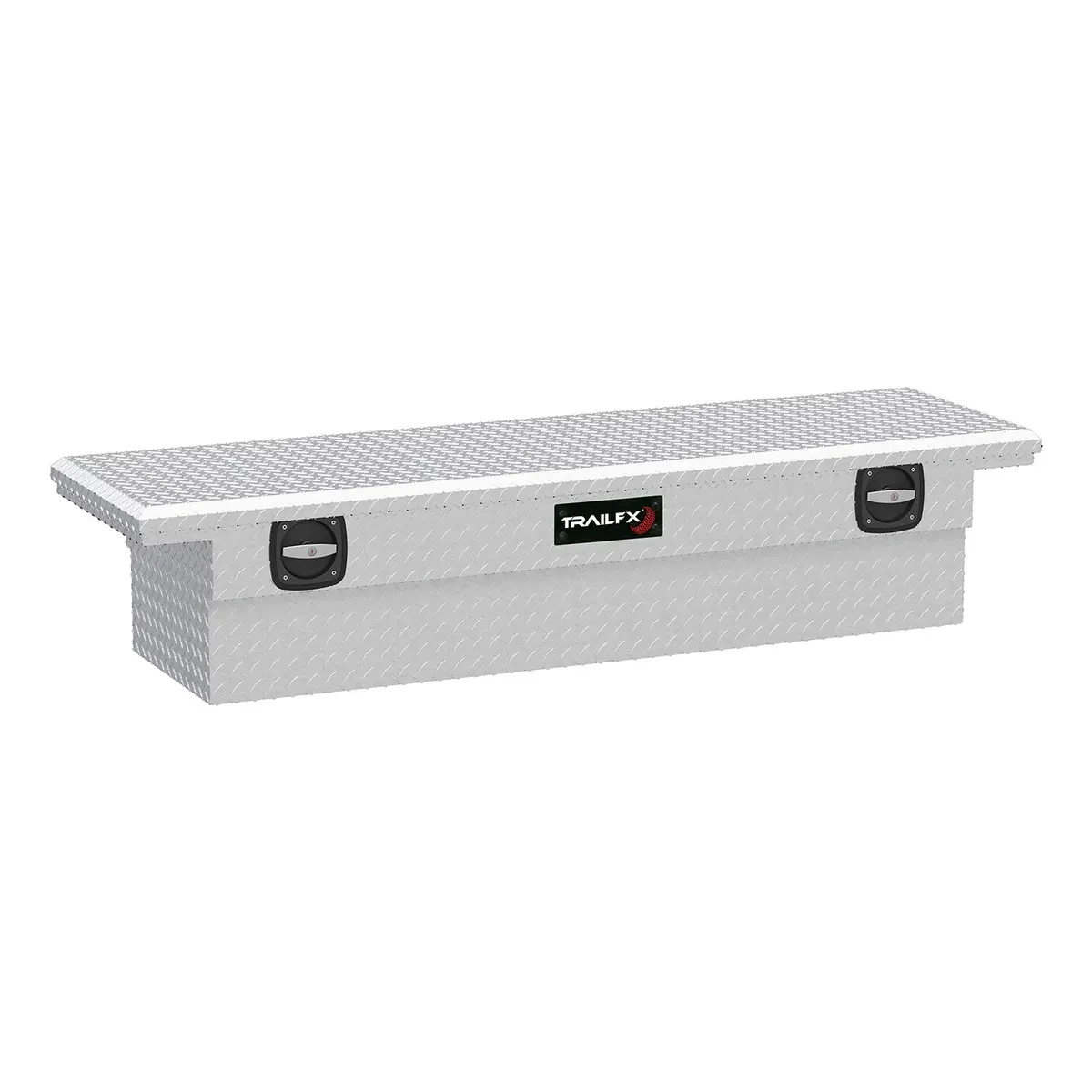 120691C  -  Crsovr Low Profile Sgl Lid Dia Tread Bright Alum 69X19.25X13.5 W/O Rail On Lid 1