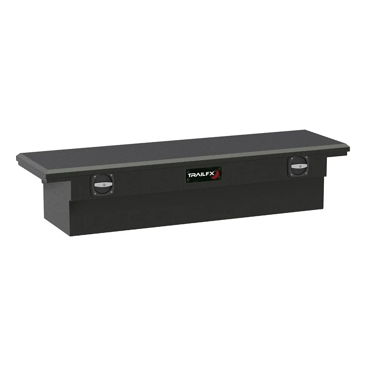 120693C  -  Crsovr Low Profil Sgl Lid Dia Tread Mat Black Alum 69X19.25X13.5 W/O Rail On Lid 1