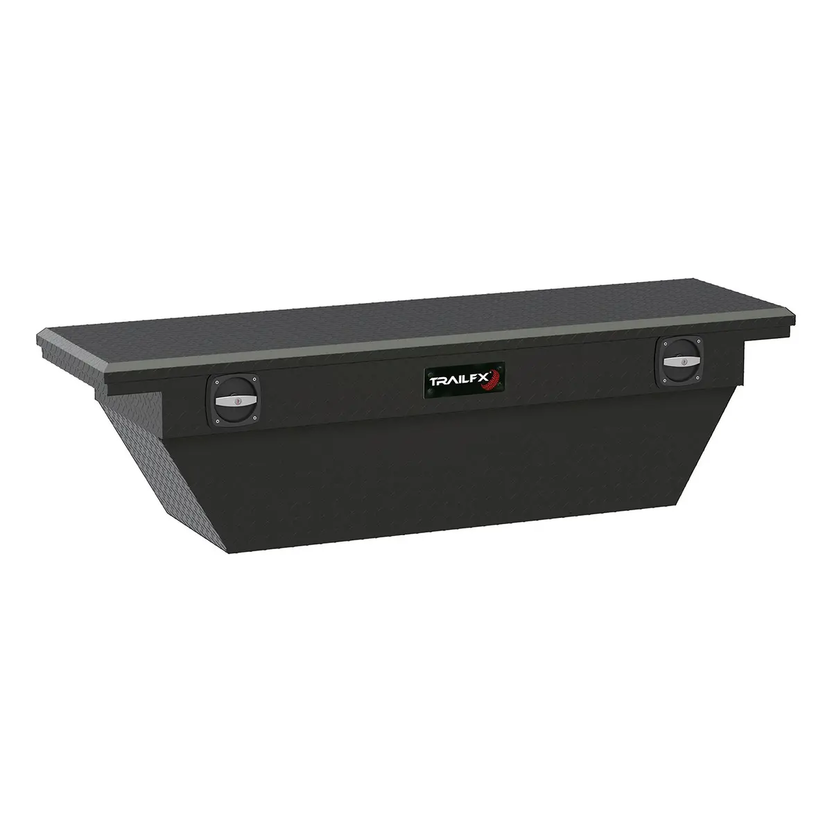 121693C  -  Crsovr Dp Ang Lo Pro Sgl Lid Dia Trd Mat Blk Alum 69X19.25X17.5 W/O Rail On Lid 1