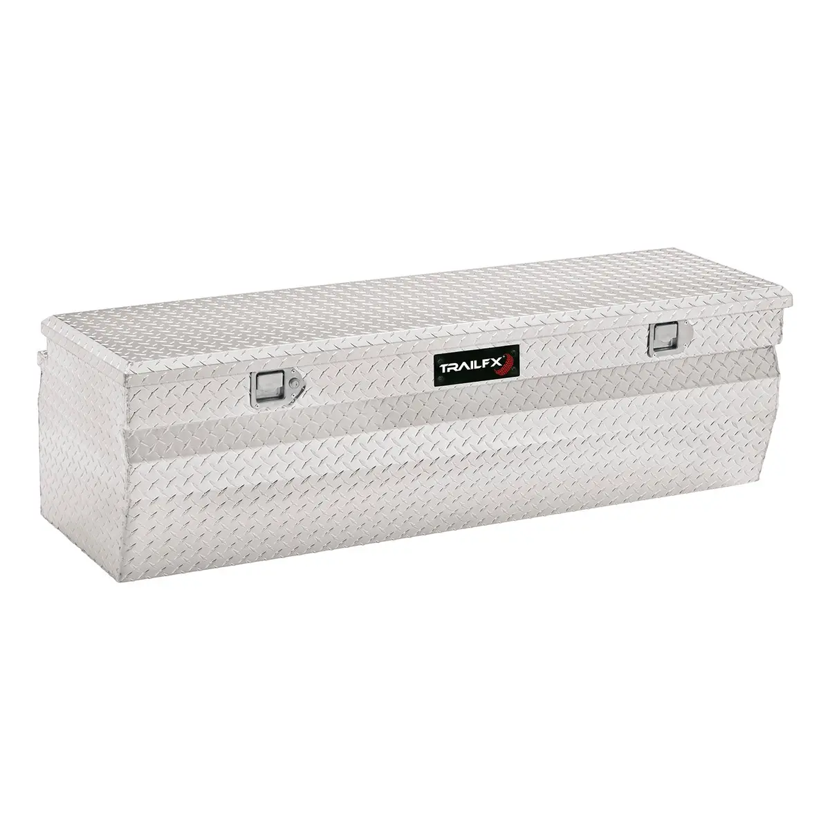 150601  -  Chest Sgl Lid Dia Tread Bright Pol 16 Gauge Alum 60X19-7/8X17-1/8 1