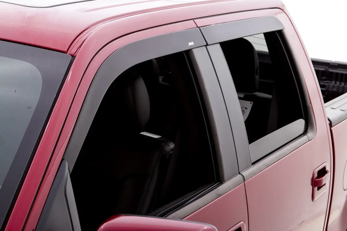 774011  -  Ventvisor Low Profile Deflector; Matte Black; Outside Mount; 4 Pc. 1