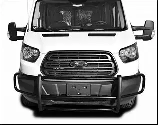 E0027b  -  Powder Coated Gloss Black Steel W/Brush Guard W/O Skid Plate W/O Step Plate 1