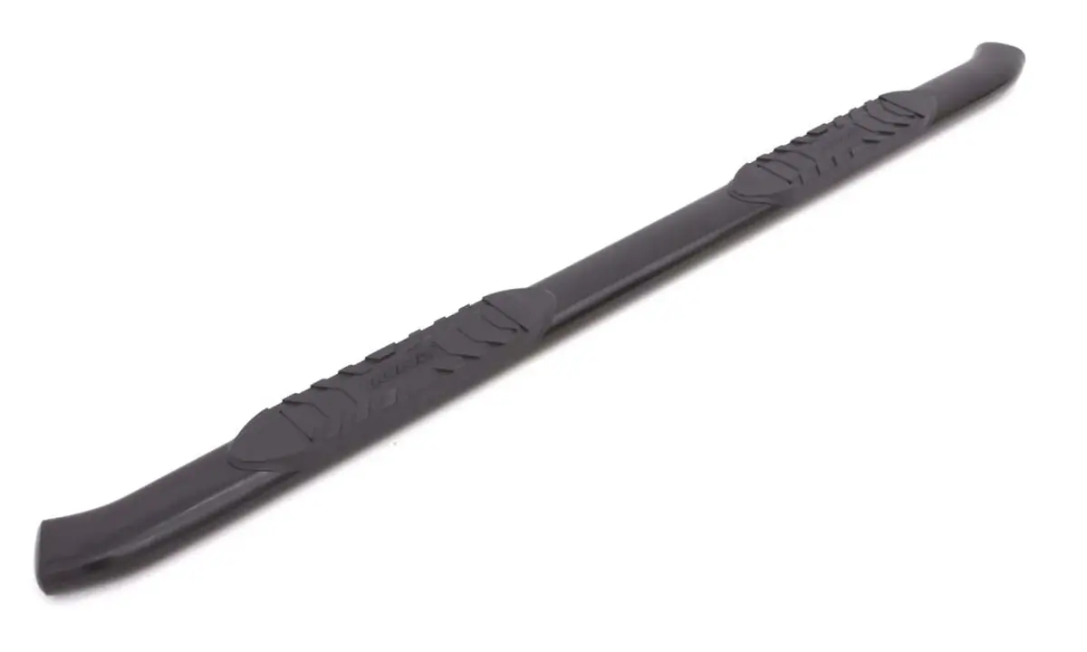 5 In Curved Oval Nerf Bars; Stainless Steel; Black 1