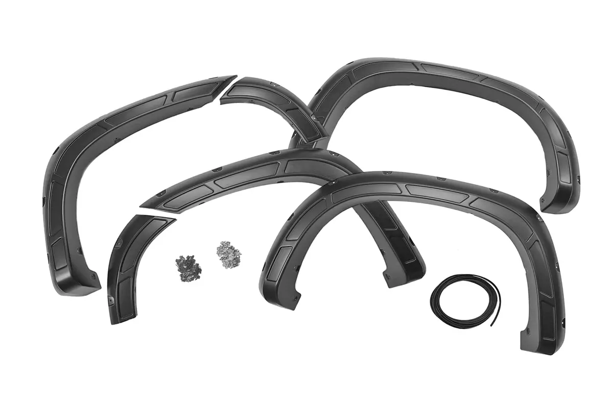 A-C12211  -  Fender Flares - Defender - Chevy Silverado 1500 2Wd/4Wd (2019-2025 & Classic) 1