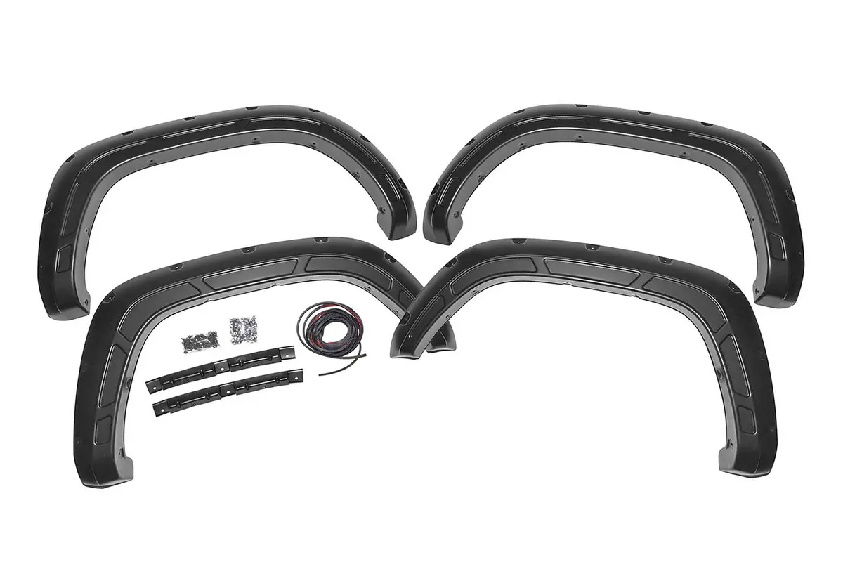 A-T11621-202  -  Fender Flares - Defender - 202 Black Onyx - Toyota Tacoma 2Wd/4Wd (2016-2023) 1