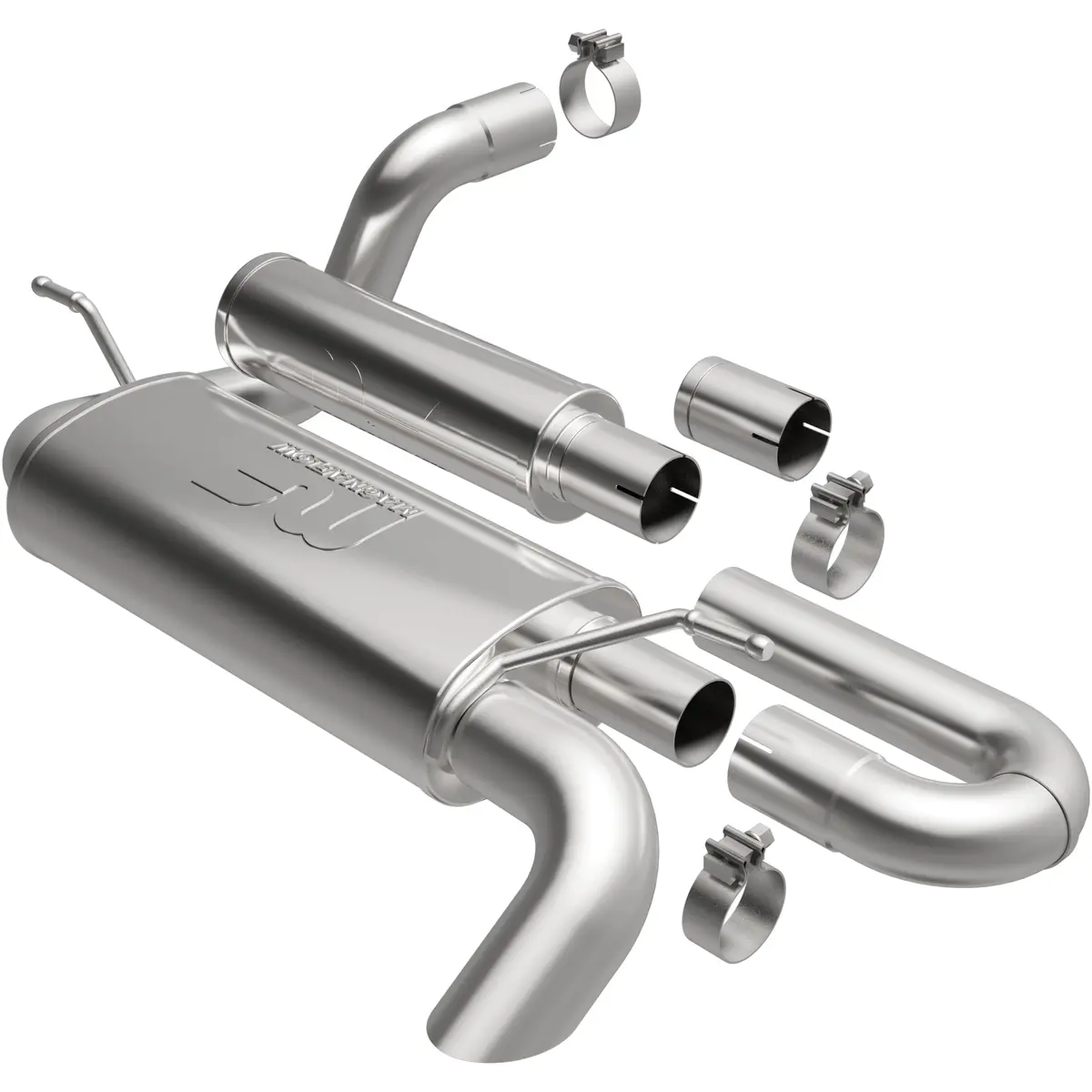19620  -  Overland Series Stainless Axle-Back System 1