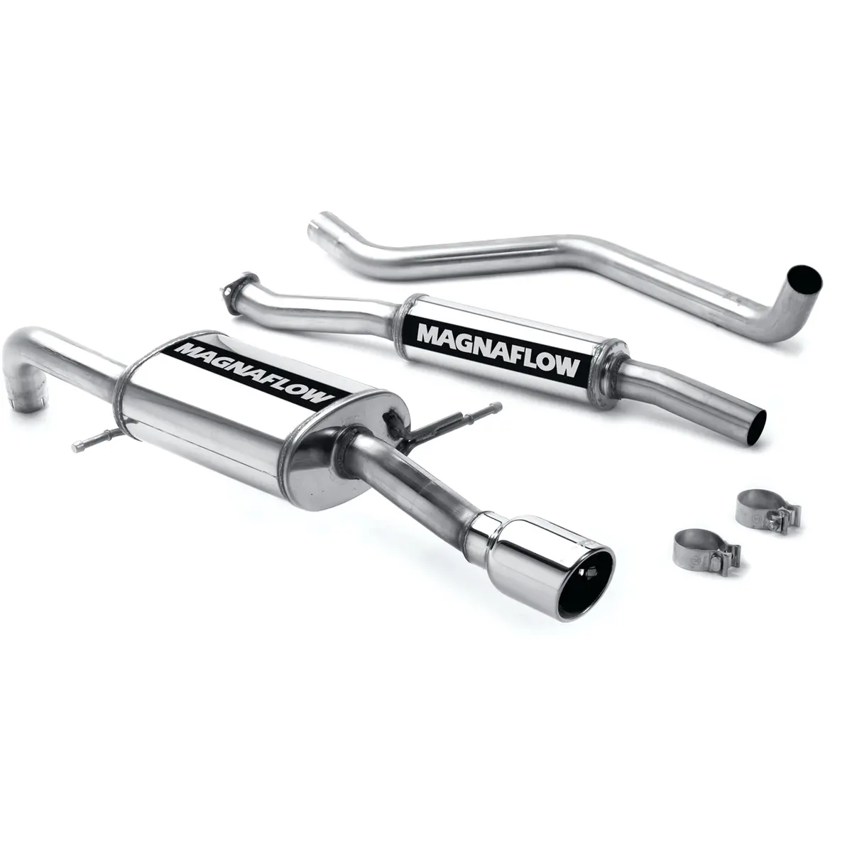 Street Series Stainless Cat-Back System 1