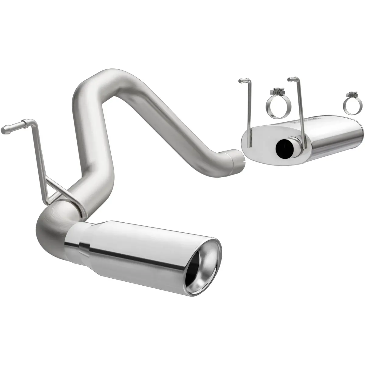 Street Series Stainless Cat-Back System 1