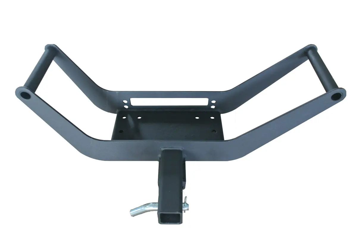 Wa018  -  Winches Updated To 12K Lbs 2 In Receiver Mount Text Pwdr Ctd W/Hitch Pin & Clip 1