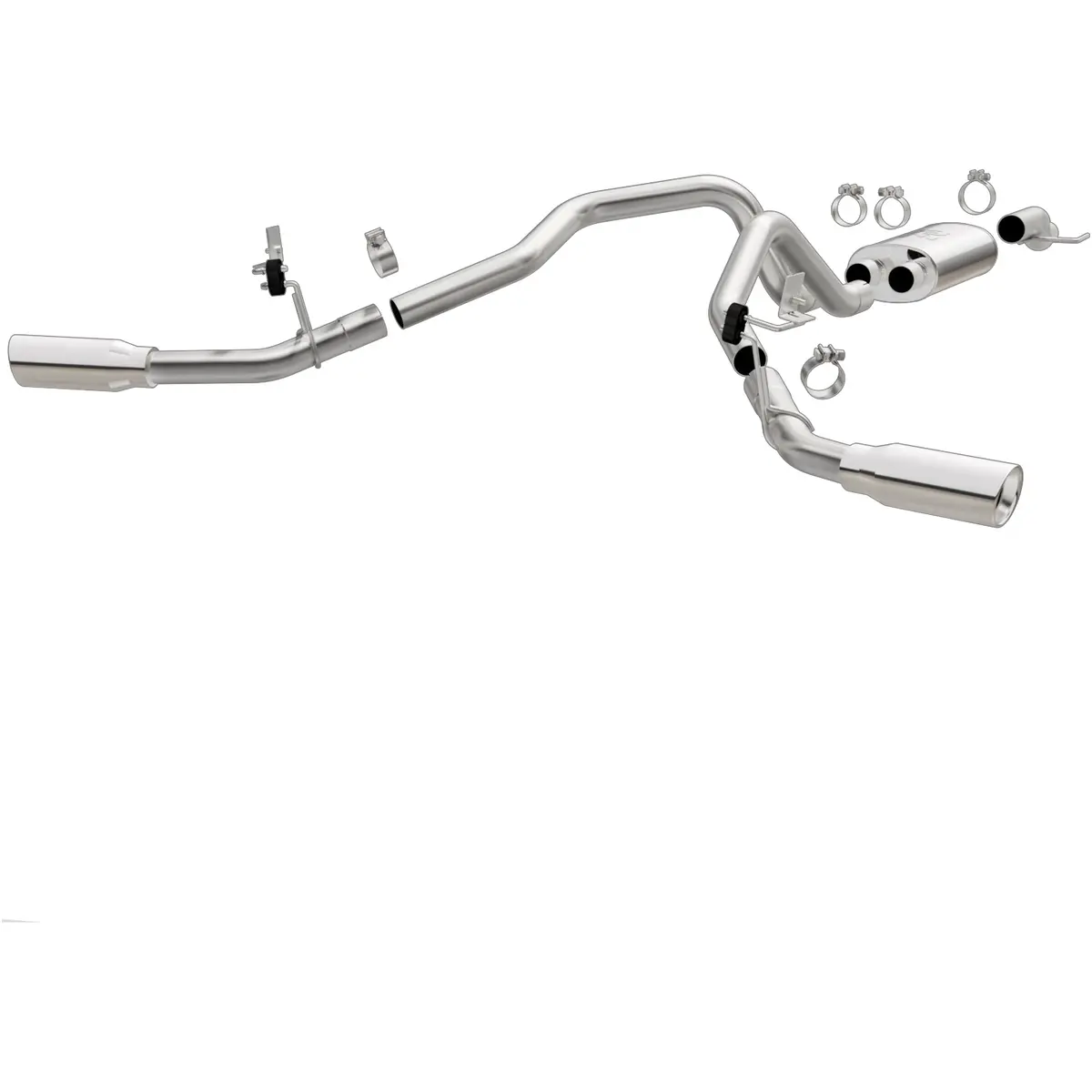 Street Series Stainless Cat-Back System 1