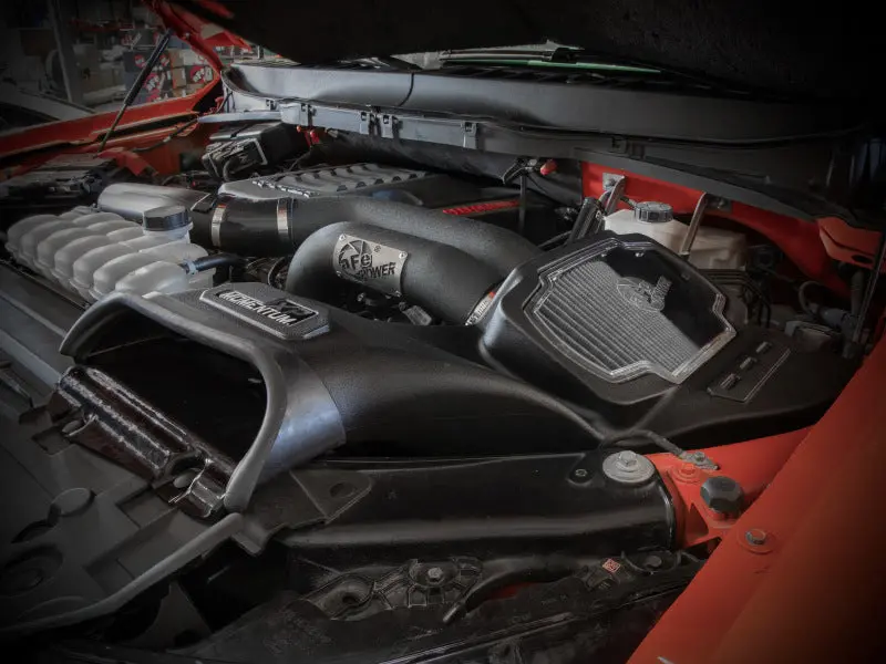 Afe 21-22 Ford F-150 Raptor V6-3.5L(Tt) Momentum Xp Cold Air Intake System Blk W/ Pro Dry S Filter 2