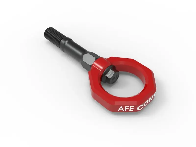 Afe 20-24 Chevrolet C8 Corvette Rear Tow Hook - Red 1