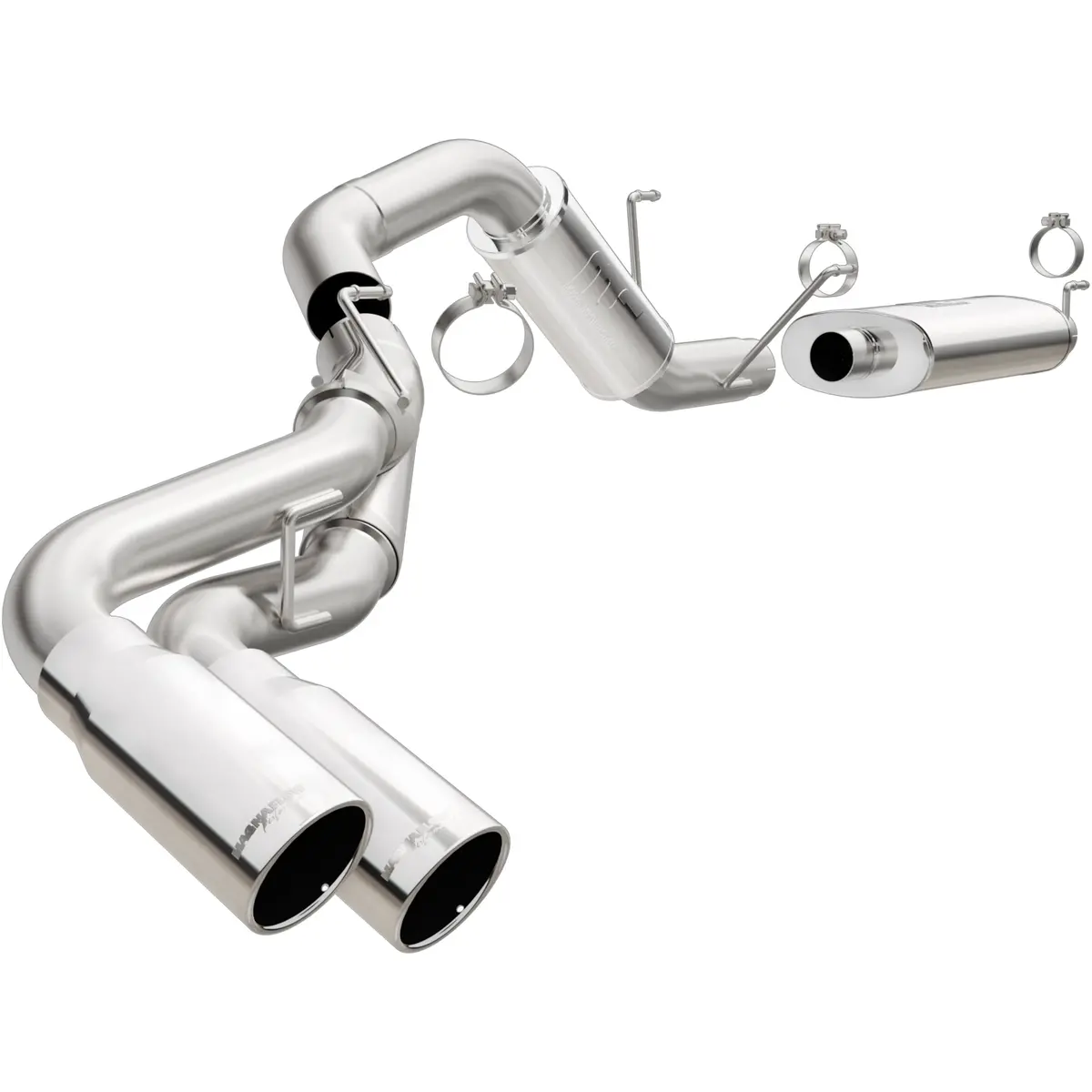 15333  -  Street Series Stainless Cat-Back System 1