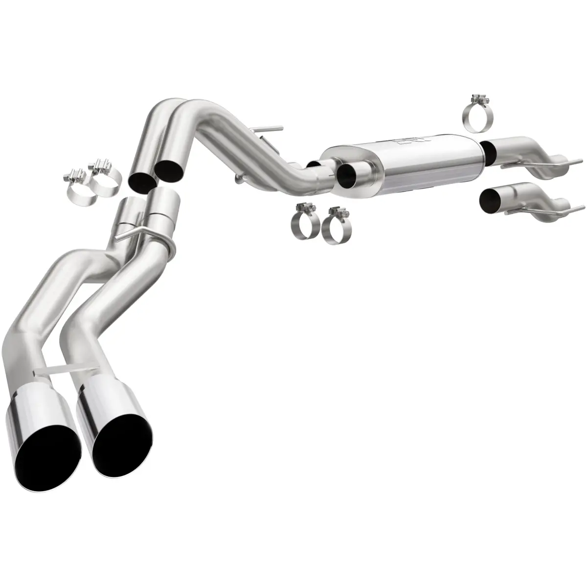 Street Series Stainless Cat-Back System 1
