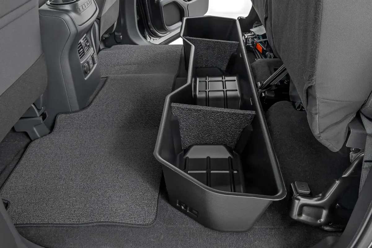 Rc09705  -  Under Seat Storage - Crew Cab - Nissan Titan 2Wd/4Wd (2004-2024) 1