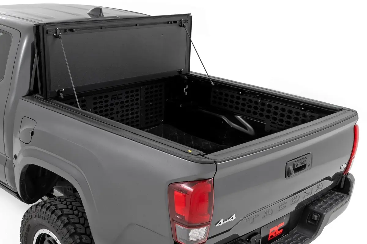 49415500 - Hard Tri-Fold Flip Up Bed Cover - 5' Bed - Toyota Tacoma 2Wd/4Wd (2005-2015) 2