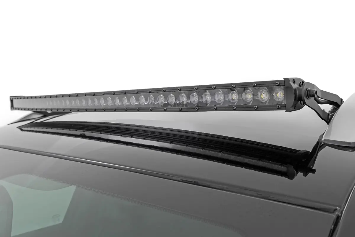 70086  -  Led Light Kit - Roof Mount - 40" Black Single Row - Jeep Cherokee Kl (14-23) 1