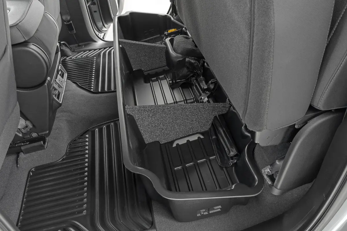 Rc09061  -  Under Seat Storage - Double Cab - Chevy/Gmc 1500/2500Hd/3500Hd (19-25 & Classic) 1