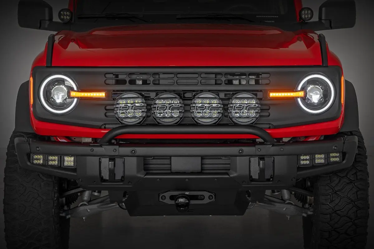 Rch5500  -  Drl Halo Led Headlights - Dot Approved - Ford Bronco 4Wd (2021-2025) 1