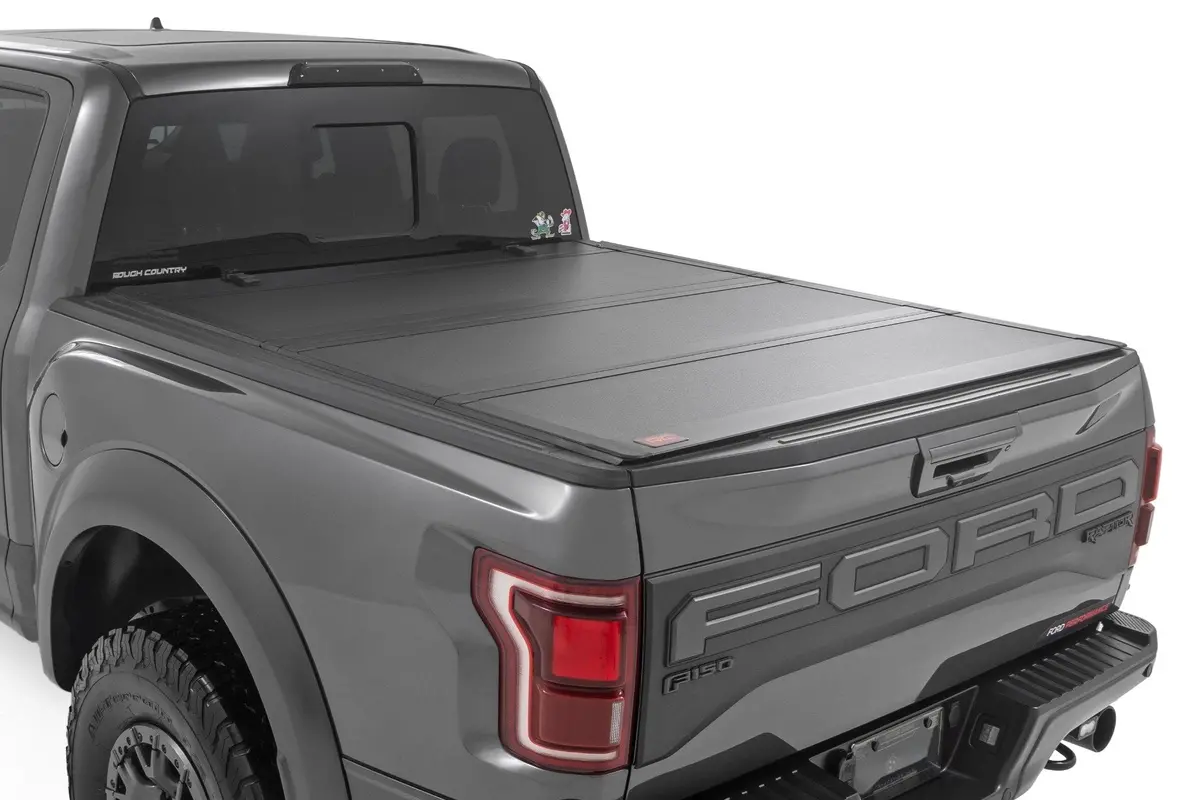 49221550  -  Hard Tri-Fold Flip Up Bed Cover 1