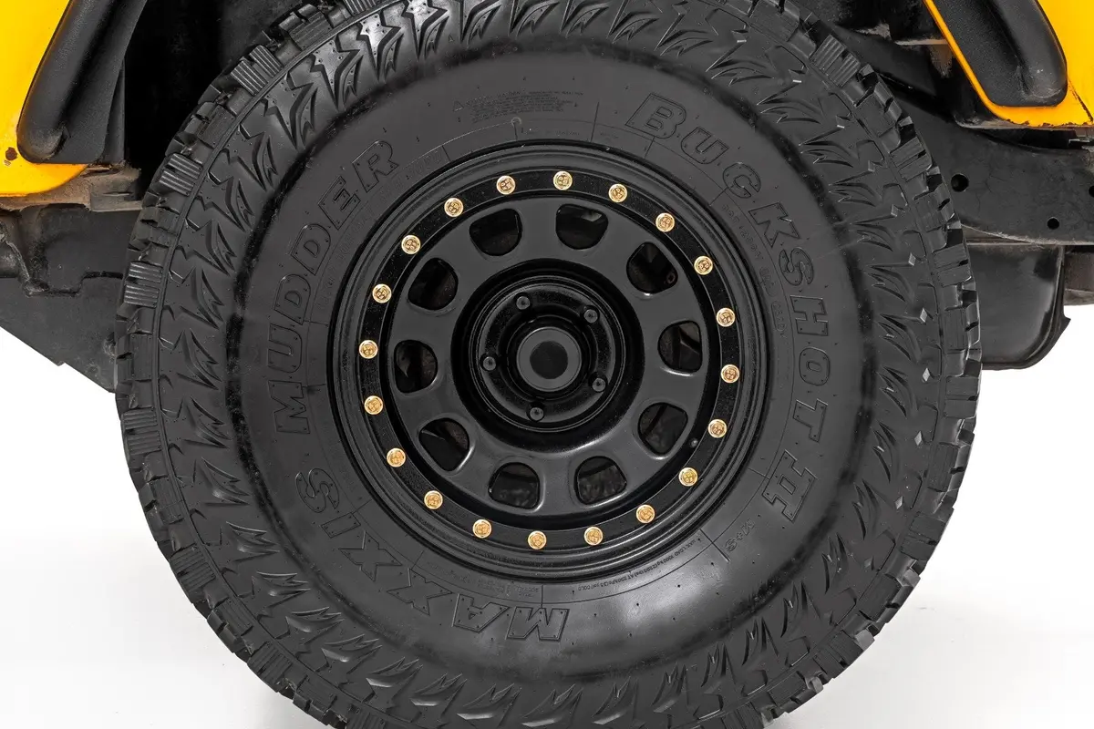 Rc51-7655Sl  -  Steel Simulated Bead Lock Wheel/Black/17X9/6X5.5/4.25 Bore/-12 1