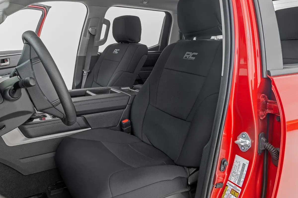 91054  -  Seat Covers - No Rear Cup Holder - Toyota Tundra 2Wd/4Wd (2022-2025) 1