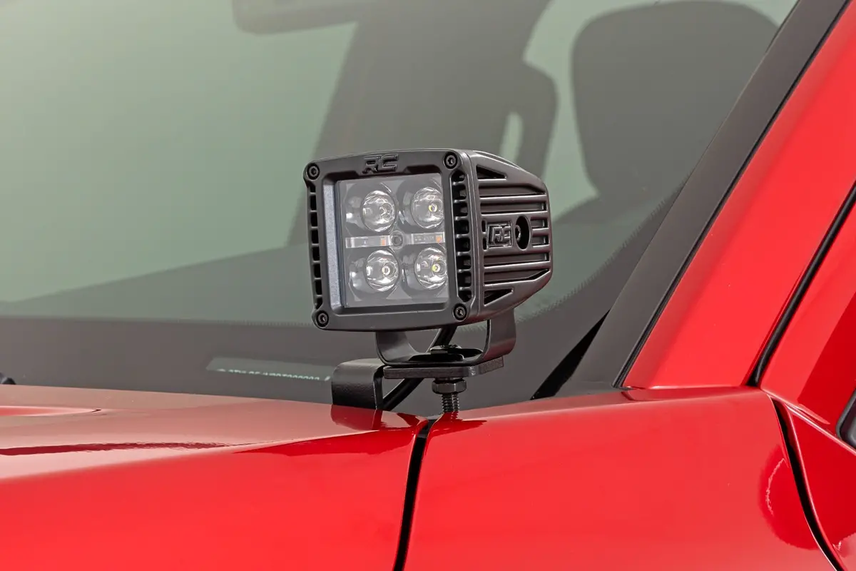 72103  -  Led Light Kit - Ditch Mount - 2" Black Pair - White Drl - Toyota Tacoma (24-25) 1