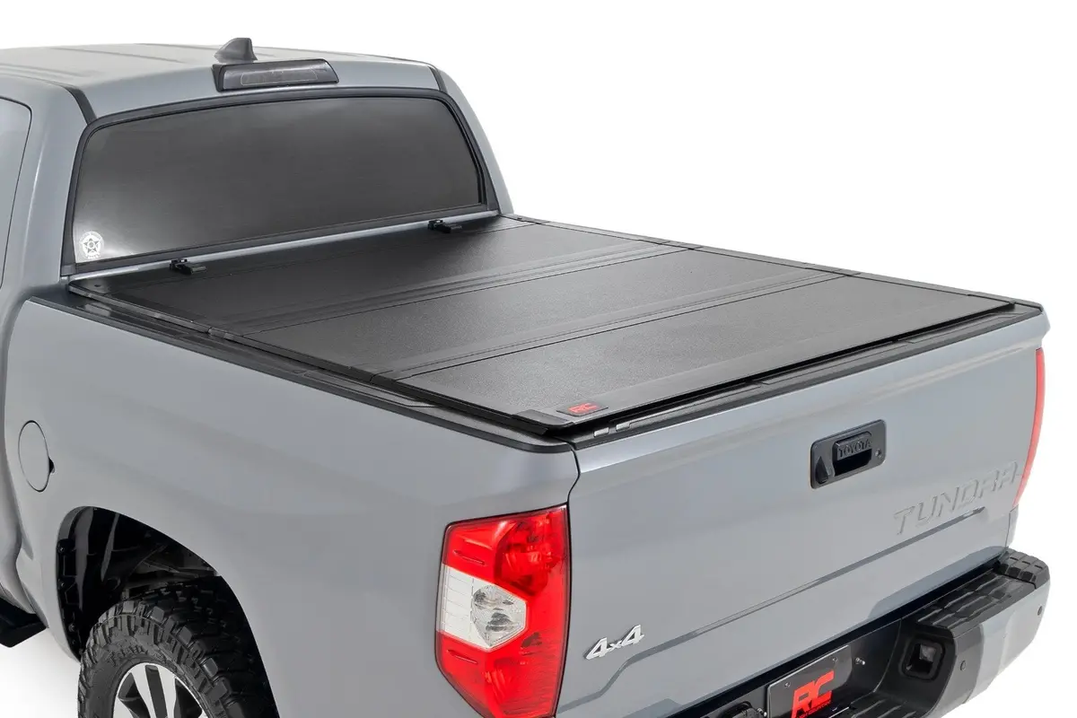 49414551  -  Hard Tri-Fold Flip Up Bed Cover - 5'7" Bed - Toyota Tundra 2Wd/4Wd (07-21) 1