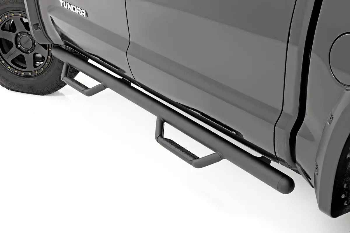 Rct0786ccb  -  Nerf Steps - Cab Length - Crewmax - 5'7" Bed - Toyota Tundra 2Wd/4Wd (07-21) 1